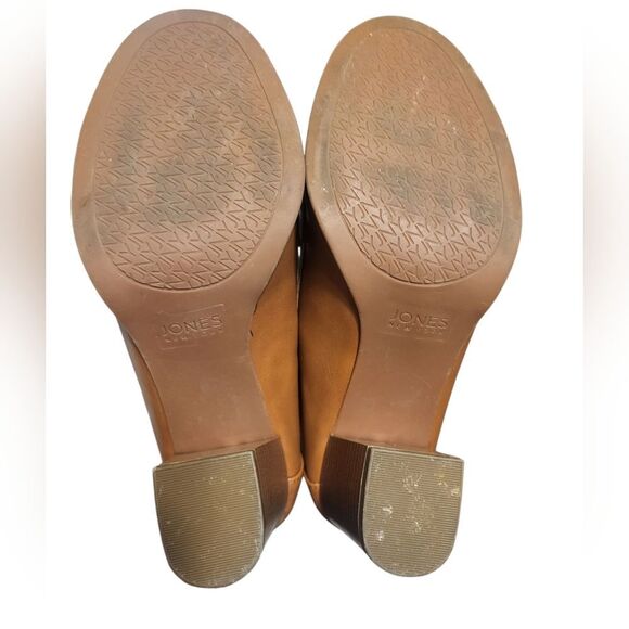 Jones New York Cyri in Camel Gold Chain Slip on Womens Block Heel, Size 6 - Picture 7 of 13